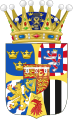 Arms of Queen Louise of Sweden as Crown Princess