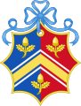 Stylistic lozenge based on the College of Arms' redition