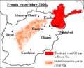 Image 27Map of the situation in Afghanistan in August 2001 until October 2001 (from History of Afghanistan)