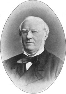 Historical portrait of John Haswell, head of the Vienna steam locomotive factory