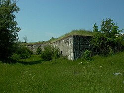 The anti-scarp caponier of the XIII Modlin Fortress