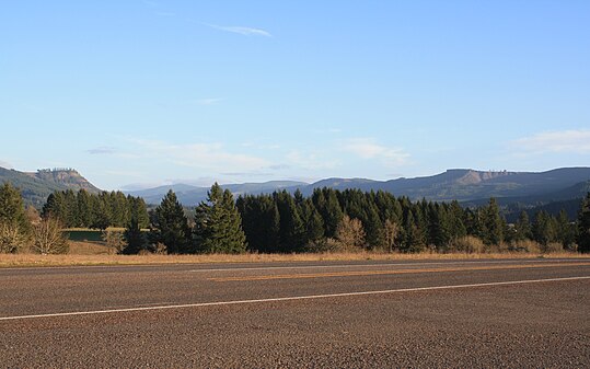 Oregon Route 228 near Holley, Oregon