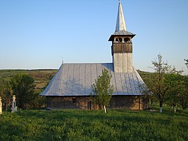 Wooden church (1804) in Năsal