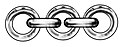 Rolo: The links of a rolo chain are usually identical and often round. These links joined in a simple alternating sequence.
