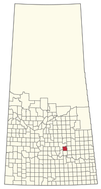 Location of the RM of Touchwood No. 248 in Saskatchewan