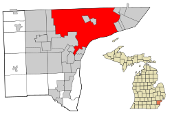 Brightmoor, Detroit is located in Wayne County, Michigan