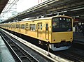 A Chūō-Sōbu Line 201 series EMU in May 2001
