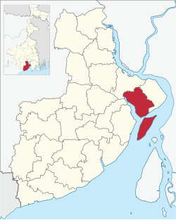 Location of Haldia