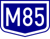 M85 expressway shield