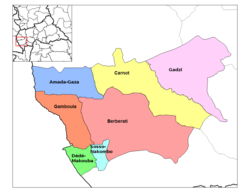 Sub-prefectures of Mambéré-Kadéi