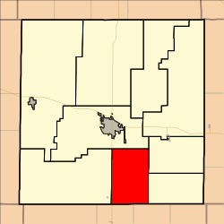 Location in Ellis County