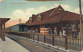 "New" train station, c. 1906