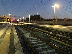 Giovinazzo railway station (looking south) - 31st December