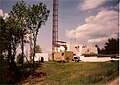 Transmitter facility for WOUB-FM/TV, Athens, Ohio. Photo taken in 1993.