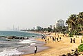 Mount Lavinia Beach, view to Colombo