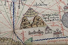 Catalan Atlas, c. 1375 by Abraham Cresques[107]