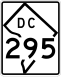 District of Columbia route marker