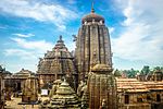 Lord Lingaraj Temple with all the minar temples in the compound namely: 1. Amania well, 2. Astmurti, 3. Chandeswar Deb, 4. Gopaluni temple, 5. Ladukeswar temple, 6. Parbati temple, 7. Sabitri Devi temple, 8. Sakreswar temple, 9. Sathidosi temple
