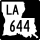 Louisiana Highway 644 marker