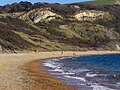 Beach and cliffs, Ringstead Bay