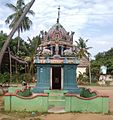 Nandhanar shrine outside the temple (Front view)