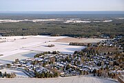 Aerial view of the Mukulamäki area, the northern part of Vanhakylä's core