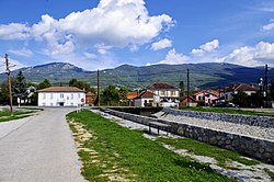 Podmočani centre and river