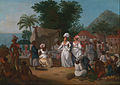Image 11A linen market in the British West Indies, circa 1780 (from History of the Caribbean)