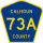 County Road 73A marker
