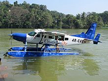 Cinnamon Air Cessna 208 Caravan I on Polgolla Reservoir