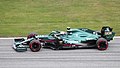 2021: Sebastian Vettel driving the Aston Martin AMR21 at the 2021 Austrian Grand Prix