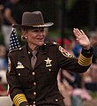 Sheriff Stacey Kincaid appearing in a parade in July 2016