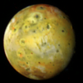 Low-resolution images of the anti-Jupiter hemisphere of Io, showing the effects of the Thor eruption in August 2001[1]