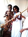 Burundi. Umuduri musical bow.