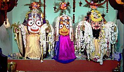 Jagannath in Parashuram Avatar in Mausimaa temple, Rayagada
