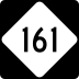 North Carolina Highway 161 marker
