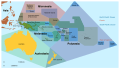 Image 16Subregions (Melanesia, Micronesia, Polynesia and Australasia), as well as sovereign and dependent islands of Oceania (from Micronesia)