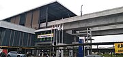 The exterior design of Putrajaya Sentral MRT station