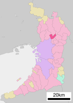 Location of Settsu