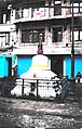 Small stupa in Kathmandu street