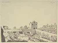 View west of Bastia May 1813