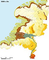 The Netherlands in 5500 BC