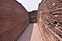 A narrow lane inside Ballal Dhipi complex