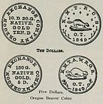 Sketch of Beaver Coins