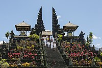 Pura Besakih, the holiest temple of Hindu religion in Bali