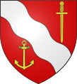 Coat of arms of the De Laet family, granted on 30 November 2004.[11]