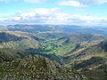 Great Langdale from the summit of Crinkle Crags