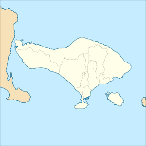 Negara is located in Bali