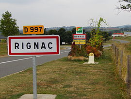 The road into Rignac