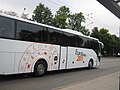 Slovenian national team bus in Vilnius